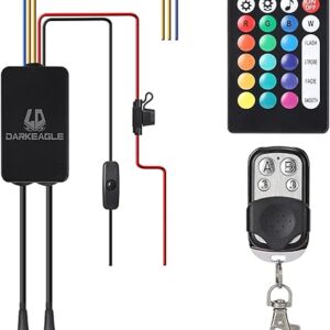 Caja de control del controlador de repuesto para luces LED de motocicleta 8/12/14/16/18/20 Kits