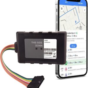 Truview TV53 - Rastreador GPS con cable 2G/4G con seguimiento global de vehículos en tiempo real