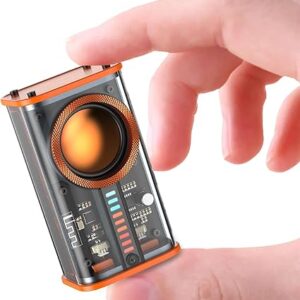 Altavoz Bluetooth inalámbrico transparente Mini altavoz portátil con luces LED coloridas