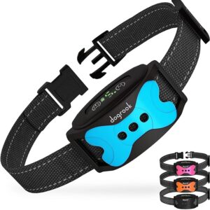 DogRook Collar antiladridos para perros – Collar antiladridos inteligente recargable para perros