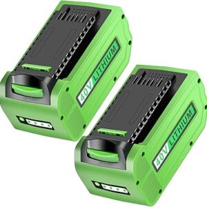 Baterías de litio de 40 V para Greenworks: 40 voltios Reemplazo de batería para cortadora de césped