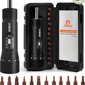 13 destornilladores de torque preestablecidos con puntas S2, juego de destornilladores