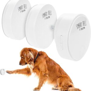 Mighty Paw Smart Bell 2.0 - Timbre electrónico inalámbrico para perros Comunicación de botón