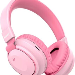 Auriculares para niños, Bluetooth 5.3, inalámbricos, ligeros, carga rápida, 68 horas de tiempo