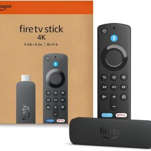 Amazon Fire TV Stick 4K (modelo más reciente), con búsqueda de Fire TV con IA, Wi-Fi 6, streaming