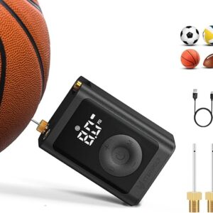 ETENWOLF Bomba de bola eléctrica de inflado y desinflado de 2 a 17 PSI, bomba de baloncesto