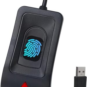 Lector de huellas dactilares USB para Windows10/11, instalación automática con cable de extensión