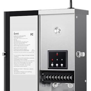 DEWENWILS Transformador de paisaje de bajo voltaje Wi-Fi de 300 W con 3 zonas transformador