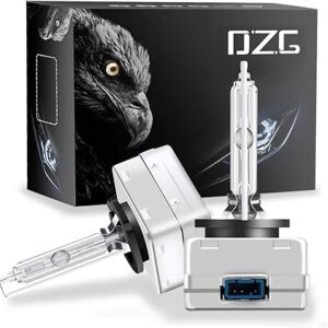 DZG HID Bombillas de faros delanteros de xenón 4300K 6000K 8000K 35W 12V Faro de auto 2 unidades
