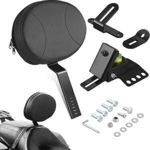 SWESGI Respaldo ajustable para conductor, respaldo para motociclista (No trae accesorios)