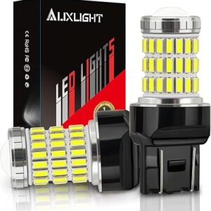 AUXLIGHT 7443 7440 T20 - Bombillas LED, blanco, ultrabrillantes de repuesto de marcha (2 unidades)