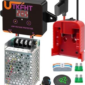 Upgrade Power Wheel Adapter Kit Compatible with Milwaukee M18 18V Battery with Voltage Regulator