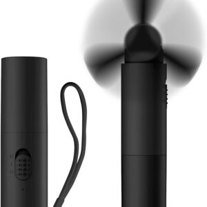 OLV Mini ventilador de mano portátil recargable de 3000 mAh USB (no incluye el agarre de mano)