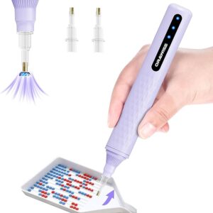 Bolígrafo eléctrico de pintura de diamante, sin necesidad de cera | Inalámbrico y silencioso