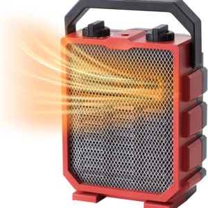 Calentador de espacio eléctrico para uso en interiores, portátil de 13.8 pulgadas para trabajar