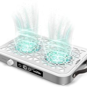 Colector de Polvo para Uñas, Profesional con Aspiradora de 1600PA para Pulido de Uñas Acrílicas