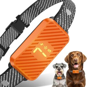 Collar antiladridos para perros grandes, medianos y pequeños, recargable, collar inteligente, eficaz, con sensibilidad de 7 niveles, 3 modos de pitido y vibración, impermeable