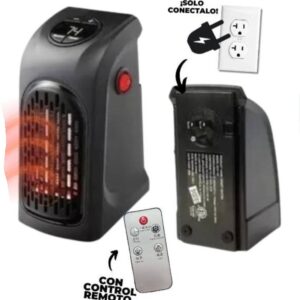 Mini Calefactor Portátil Inteligente con Control Remoto | Silencioso y Eficiente