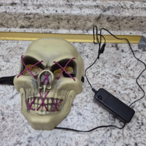 Máscara Calavera Purga Iluminar Miedo Halloween Juegos con disfraces