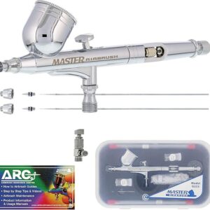 Set profesional Master Airbrush G233, set de aerógrafo de precisión multiuso, de acción dual