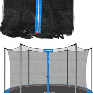 Red de seguridad de repuesto para cama elástica para 6 postes rectos (solo red)