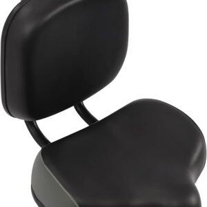 Sillín de bicicleta con respaldo, reemplazo de asiento de bicicleta (trae detalles estéticos)