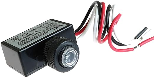 Interruptor de sensor de luz de ojo de foto, encendido/apagado automático 120V - Imagen 4