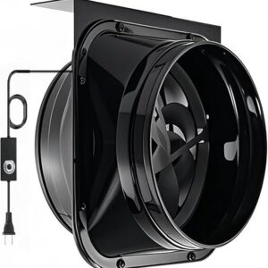 Ventilador de escape de conducto de 1040CFM en línea de 10 pulgadas, motor de cobre silencioso