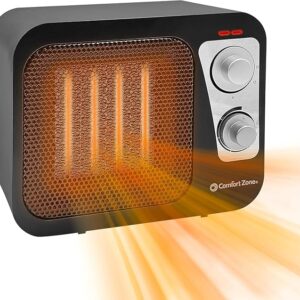 Calentadores de espacio Comfort Zone para uso en interiores, portátil, calefacción rápida