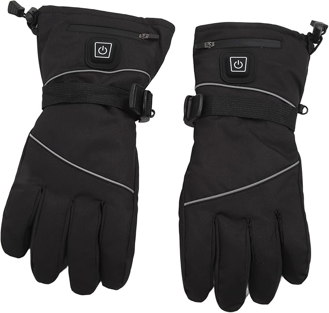 Guantes de Calefacción Eléctrica, Engranajes de Temperatura, USB Negros Impermeables (sin caja) - Imagen 6