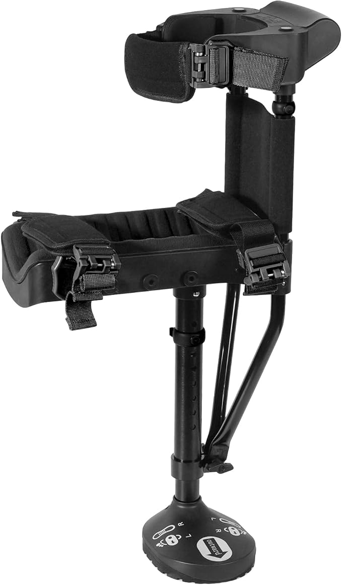 Muleta manos libres, muleta estable y cómoda para pierna de palo, muletas de rodilla para adultos después de una cirugía de pie, sustitutos de muletas y patinetes de rodilla - Imagen 4