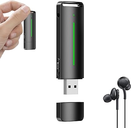 Grabadora activada por voz, dispositivo de notas de voz, tomador de notas de audio digital USB - Imagen 6