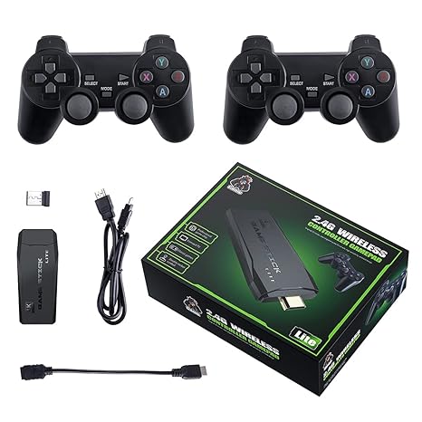 Consola de juegos retro M8 64G, mando inalámbrico, salida HDMI 4K, plug and play, inalámbrico - Imagen 7
