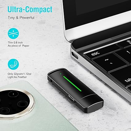 Grabadora activada por voz, dispositivo de notas de voz, tomador de notas de audio digital USB - Imagen 4