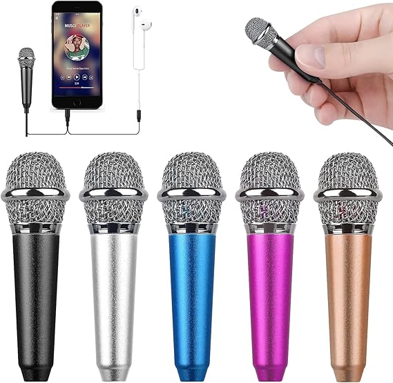 Mini micrófono vocal/instrumento portátil para grabación de video de voz (no incluye soporte) - Imagen 4
