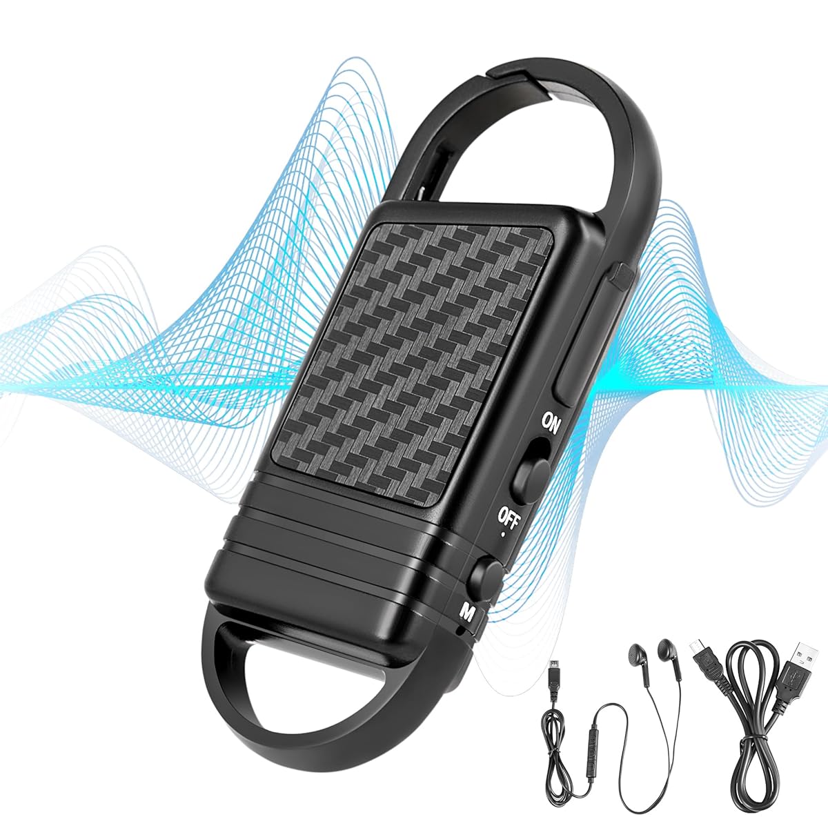Grabadora de voz digital: dispositivo de grabación de 64 GB, mini grabadora de voz - Imagen 7