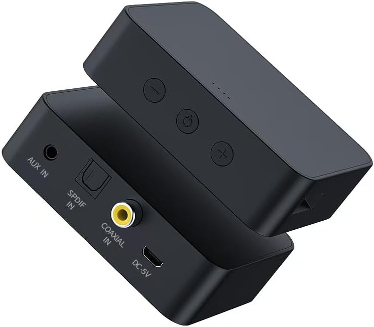 Receptor óptico Bluetooth 5.0 transmisor para TV a auriculares con control de volumen - Imagen 7