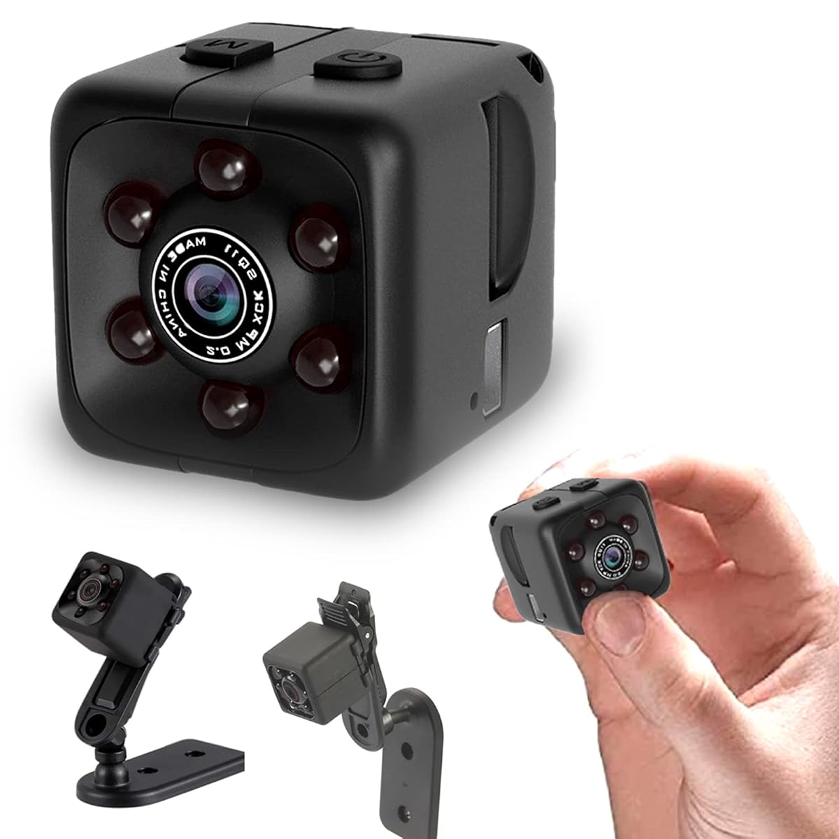 Mini cámara de seguridad inalámbrica 1080P con activación por movimiento, pequeña, para interiores - Imagen 7