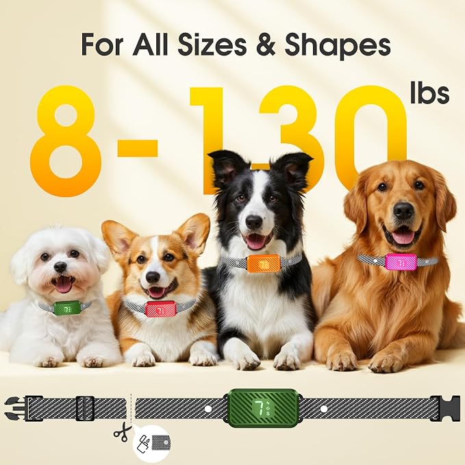 Collar de Corteza para Perros Grandes, Medianos y Pequeños, Collar Efectivo Sin Ladridos. - Imagen 4