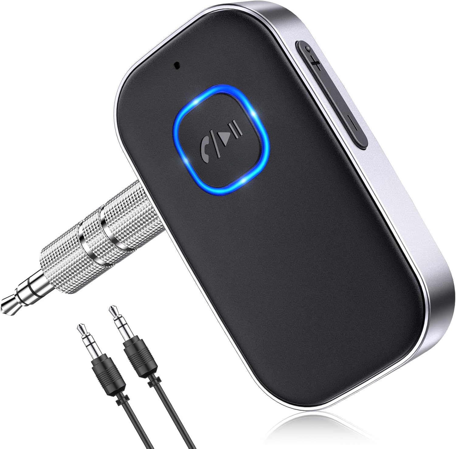 COMSOON Receptor Bluetooth 5.0 para auto, adaptador de auxiliar con cancelación de ruido - Imagen 6