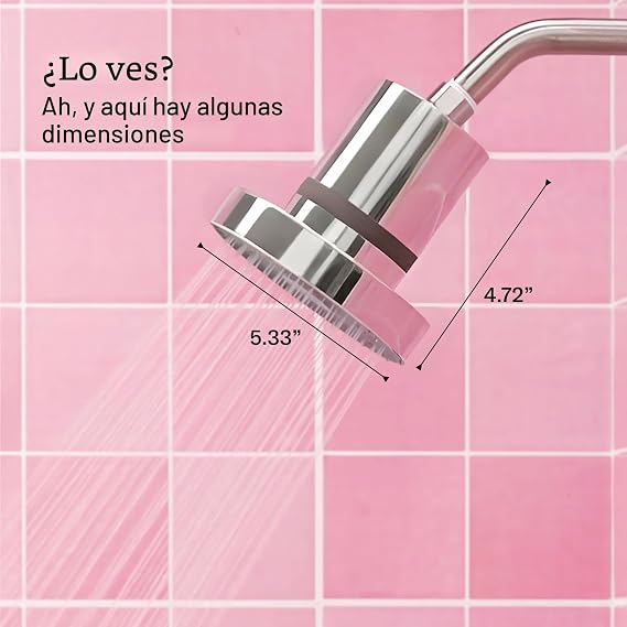 Ducha filtrada con sistema de filtro de ducha de alta presión - Imagen 3