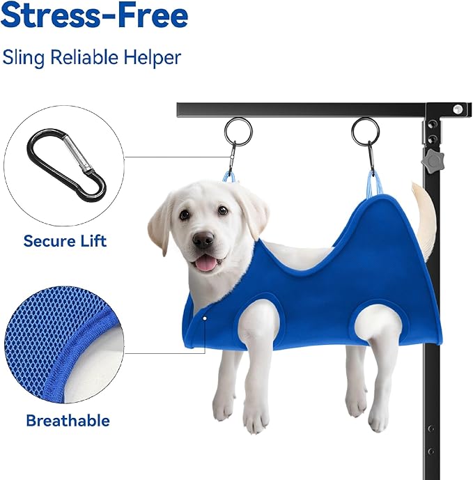 Brazo Ajustable y Plegable para Aseo de Perros con Abrazadera de Alta Resistencia: de 26" a 40" - Imagen 4