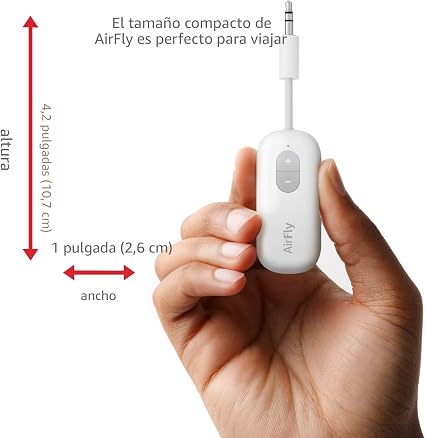 Twelve South AirFly SE | Adaptador de transmisor de audio inalámbrico Bluetooth para AirPods - Imagen 5