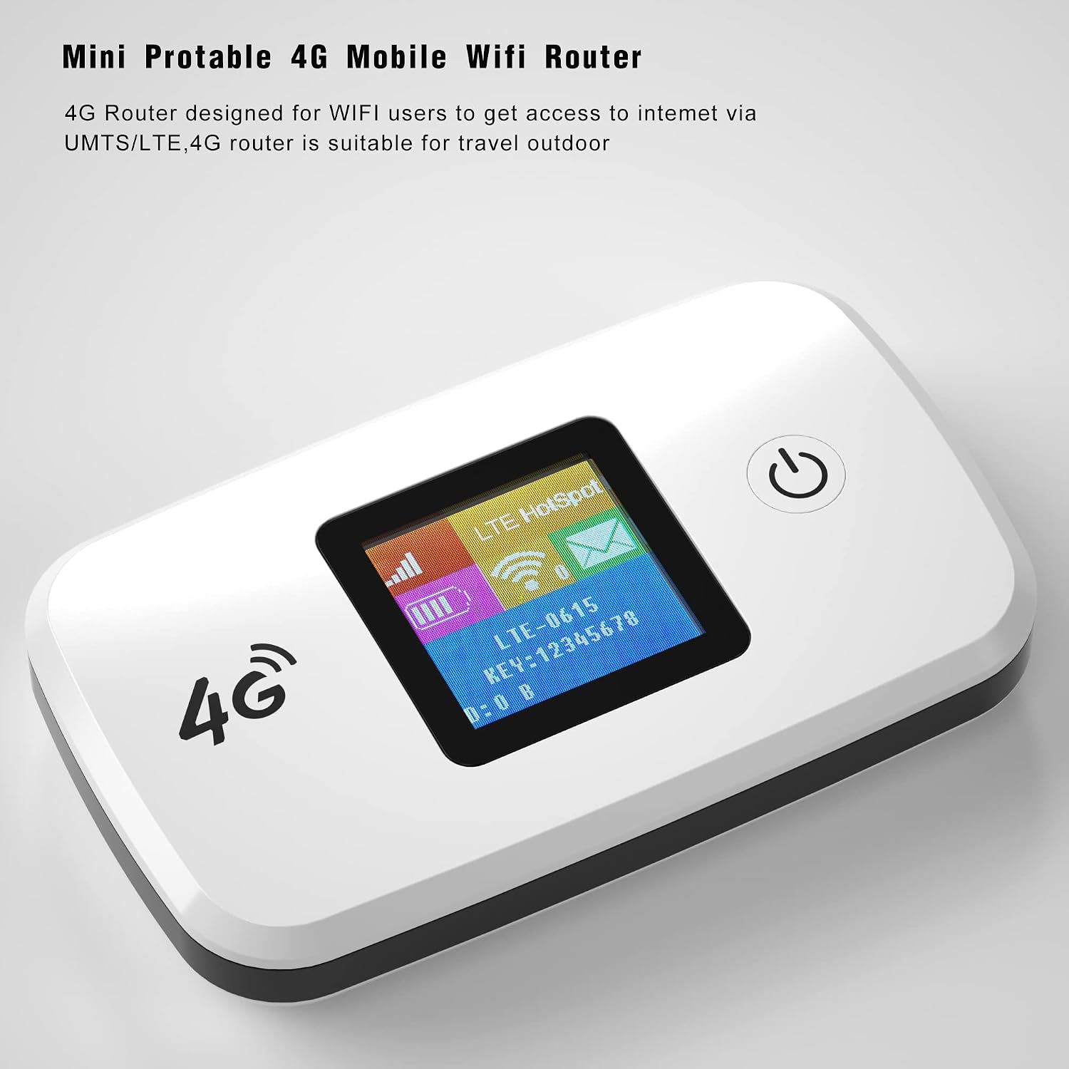 Enrutador WiFi móvil 4G LTE, WiFi WiFi móvil desbloqueado, router de Internet inalámbrico. - Imagen 5