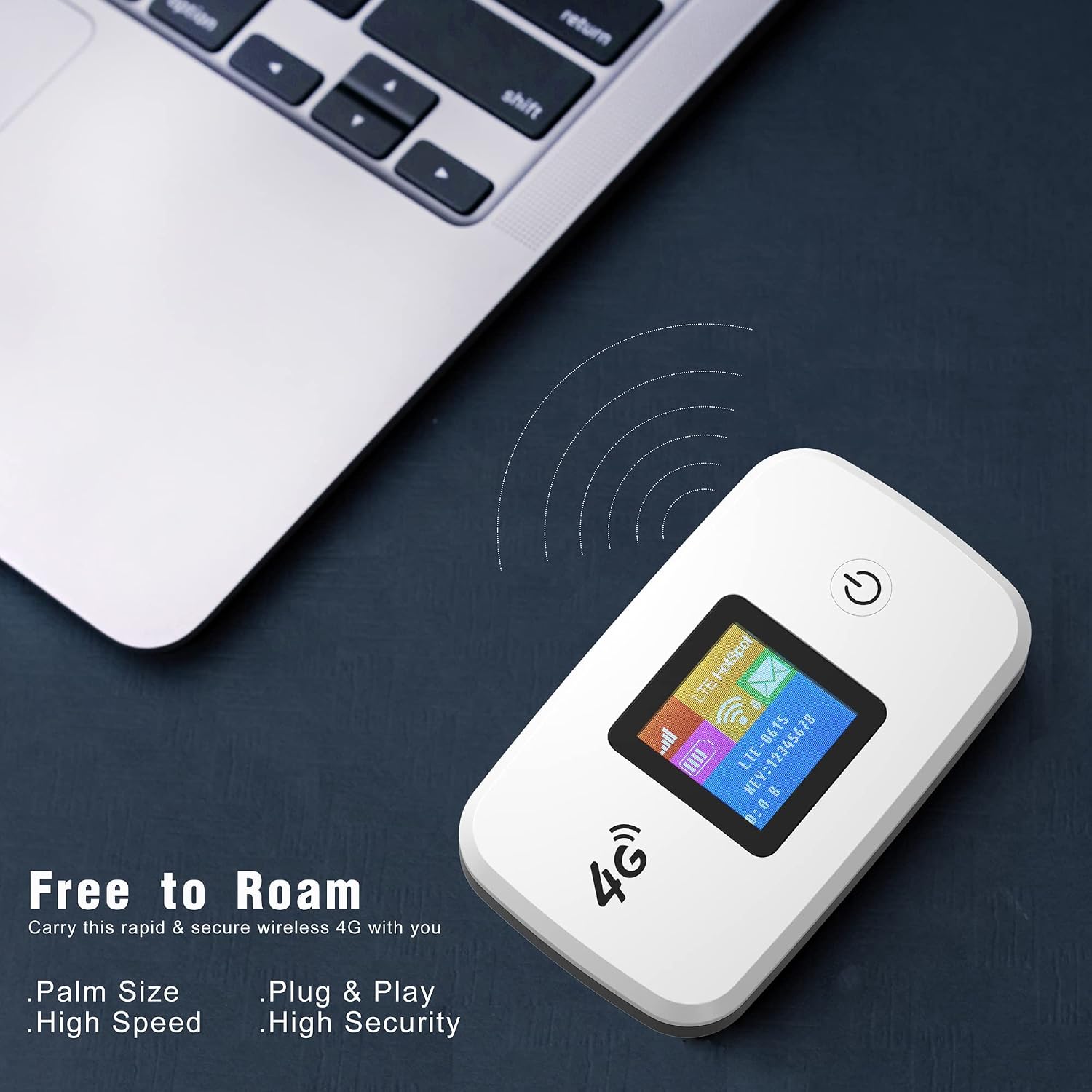 Enrutador WiFi móvil 4G LTE, WiFi WiFi móvil desbloqueado, router de Internet inalámbrico. - Imagen 6