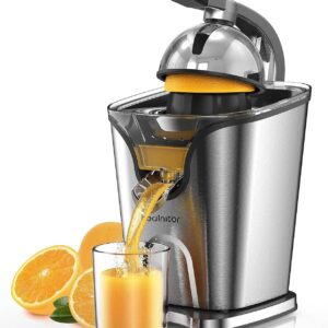 Exprimidor eléctrico de cítricos de 150 W con 2 conos, máquinas extractoras de jugo de naranja