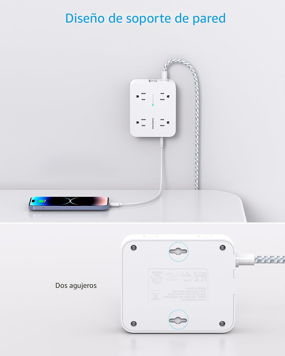 Protector de sobretensiones y tira de alimentación - HANYCONY. - Imagen 6
