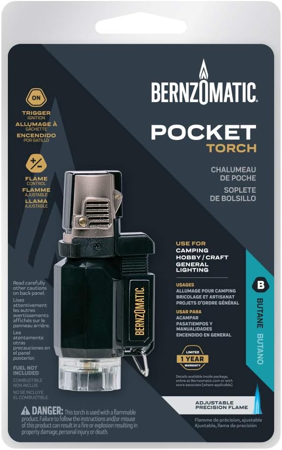 Bernzomatic Firestarter Mini antorcha - Llama de precisión, resistente al viento. - Imagen 6