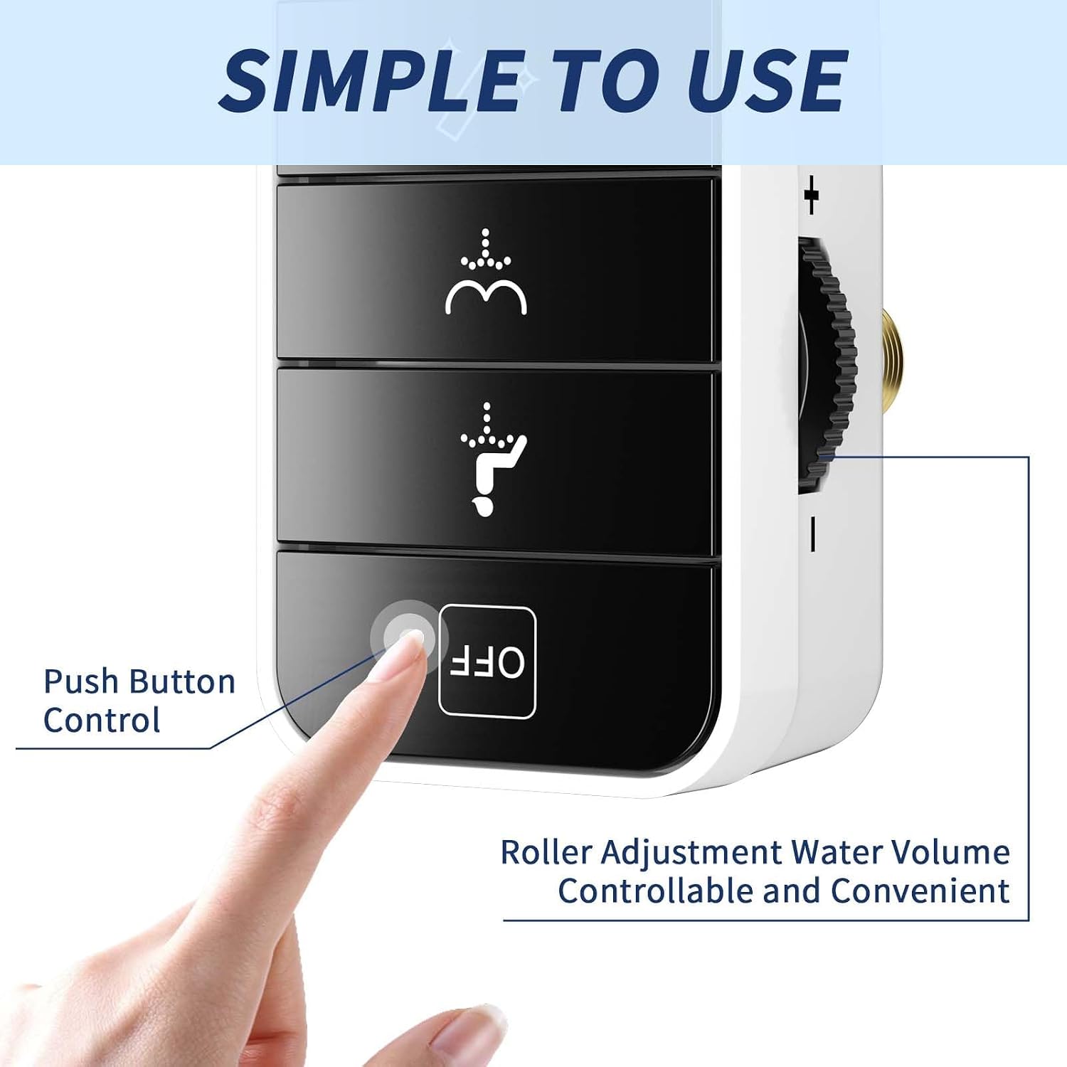 Accesorio de bidé para inodoro, bidé retráctil autolimpiante para agua fría. - Imagen 6