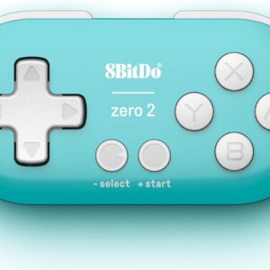 Nargos 8Bitdo Zero 2 Bluetooth Mini Controlador en Forma de Llavero para Nintendo Switch, Windows.